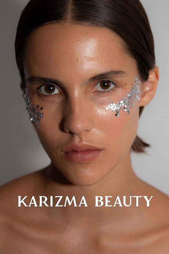 Platinum Biodegradable Chunky Glitter // Karizma Beauty Silver Bio Glitter Eco Glitter Face Glitter Festival Chunky 10g