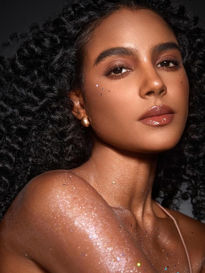 SHEGLAM Party Starter Body Highlighter Glitter Gel Quick-Drying and Non-Sticky Glitter Spray Liquid Highlighter for Face Hair Body Glitter-Social Butterfly