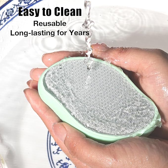 Premium Crystal Hair Eraser,Painless Exfoliation Hair Removal Epilator,Nano Glass Hair Remover for Women,Natural Gentle and Efficient Shaver Trimmer on Leg Arm(Grass Green)