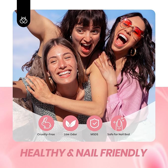 Beetles Nude Pink Gel Nail Polish, 15ml Neutral Sheer Pink Jelly Gel Polish Translucent Effect Nail Concealer Spring Summer Color Soak off UV French Nail Art Design DIY Manicure Gift for Women