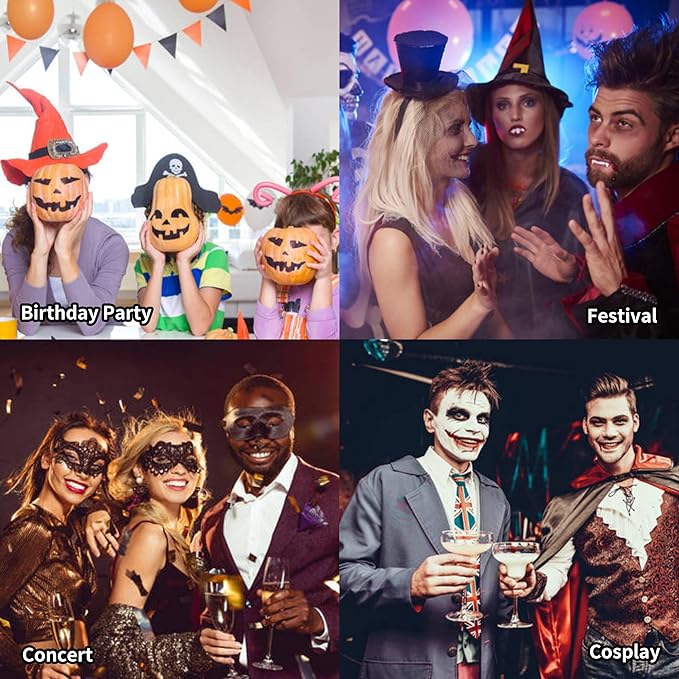 Silver Hair Glitter Stick, Chunky Sequins Body Face Glitter for Kids,Rave Music Festival Singer Concert Outfits for Women,Waterproof Shimmer Accessories for Parties & Events