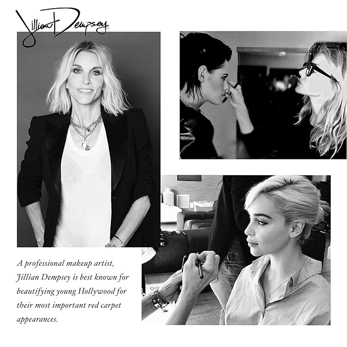 Jillian Dempsey Khol Eyeliner: Clean, Waterproof Eyeliner Pencil with Built-In Smudger for Effortless Blending – Rich Pigment, Cruelty-Free, Black Sapphire