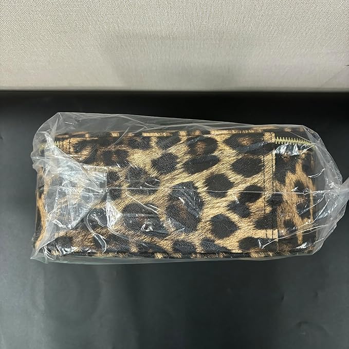 Makeup Bag with Magnetic Detachable Lighted Mirror, Travel Makeup Bag with Mirror 360° Angle, PU Leather Makeup Organizer Bag with Mirror and Lights, Portable Cosmetic Case Accessories Train Case Gift