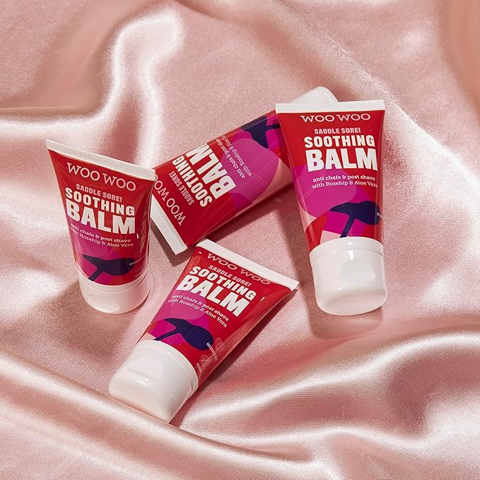 Tame It! Hair Removal Cream 100ml, Jojoba Aloe Vera - Saddle Sore! Soothing Moisturising Balm 50ml, Chamomile Rosehip Oil