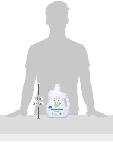 ATTITUDE Liquid Laundry Detergent, EWG Verified, HE Compatible, Plant-Based & Vegan, Natural Laundry Soap, Wildflowers Scent, 40 Loads, 67.6 Fl Oz