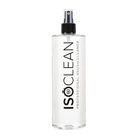 ISOCLEAN Professional Brush Cleaner 9 fl oz - Spray Top Makeup Brush Cleaner for Cosmetic Tools, Cleans Bristles, Scented No-Rinse Formula Dries in 60 Seconds, Vegan, Not Tested on Animals