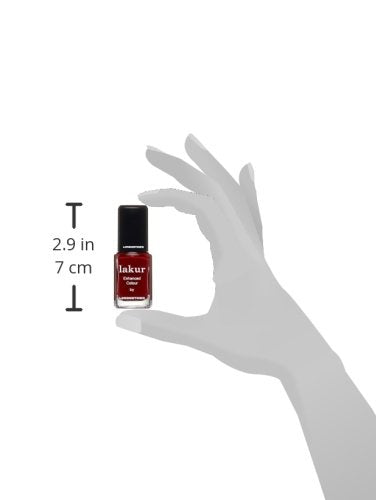 LONDONTOWN Lakur Nail Polish Lady Luck Dark Red