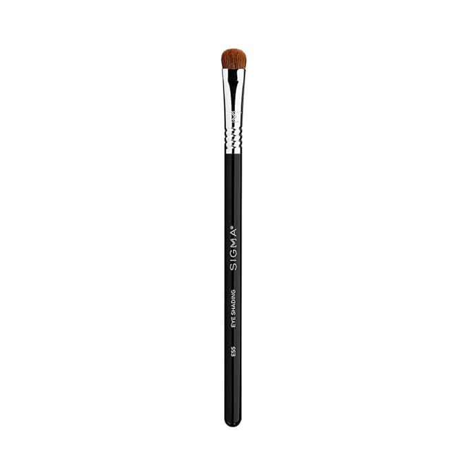 Sigma Beauty Professional E55 Eye Shading Brush – Eye Makeup Brush for Even Base Application - Soft, Dense Eyeshadow Makeup Brush for Primer, Cream Eyeshadow or Powder Eyeshadow (1 Brush)