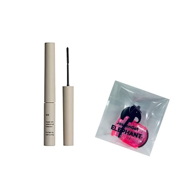 JoseonGot Elephant Bundle SUPER SLIM WATERPROOF MASCARA #BLACK 3g ABG Style K-BEauty K-Makeup Korean Makeup