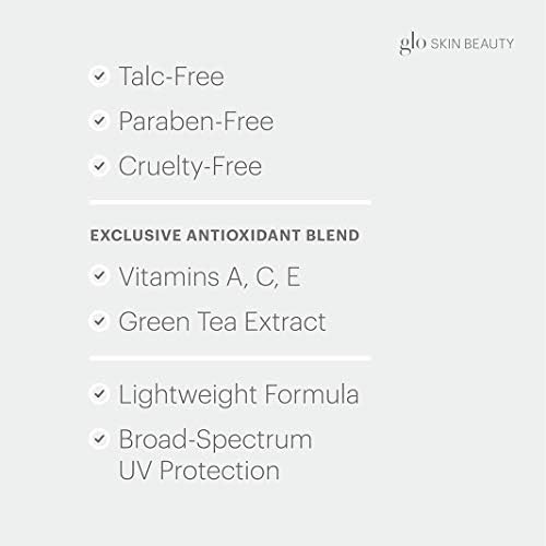 Glo Skin Beauty Luminous Liquid Foundation with SPF 18 (Alabaster) - Mineral Makeup, Improves Uneven Skin Tone, Smooths & Corrects Imperfections, Sheer to Medium Coverage, Dewy Finish