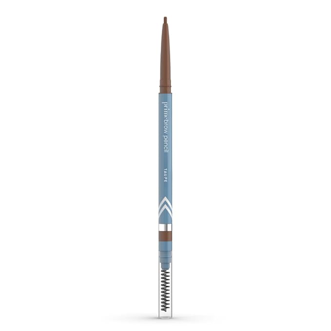 PrimeBrow Pencil for Mature Women – Ultra-Precise Tip for Natural, Hair-Like Strokes – Smudge-Proof & Long-Lasting Wear – Great for Thinning, Sparse, or Graying Brows (Taupe)