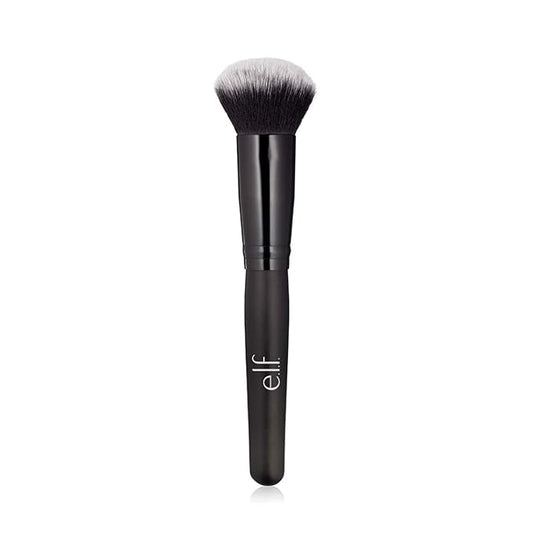 e.l.f. Powder Blurring Brush, Makeup Brush For Creating A Soft-Focus Finish, Great For Under Eyes, Around The Nose & Brows, Vegan & Cruelty-Free