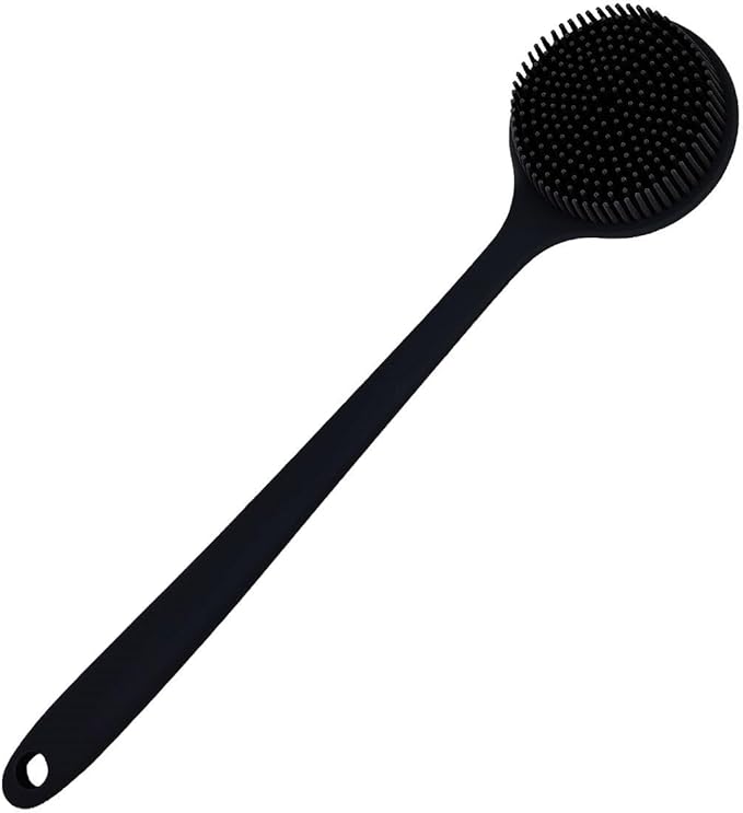 Silicone Body Scrubber, Long Handle Back Scrubber for Body, Shower Srush Back Brush Body Exfoliator