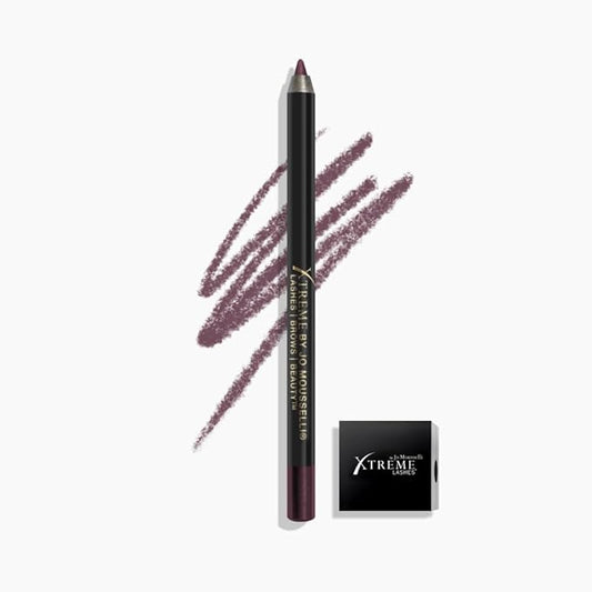 Xtreme Lashes GlideLiner Long Lasting Eye Pencil with Sharpener, Black Cherry, 0.04 Oz, Waterproof Makeup, Gel Formula, Blendable, Smudge, Fade, & Sweat Proof