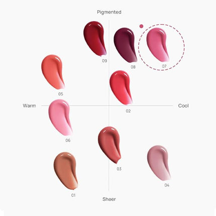 House of Hur Moist Ampoule Blusher with 50% Moisture Essence | Hydrating & Long-Lasting Blush | 0.33 fl. oz. (9 Shades) - Pink Rosie