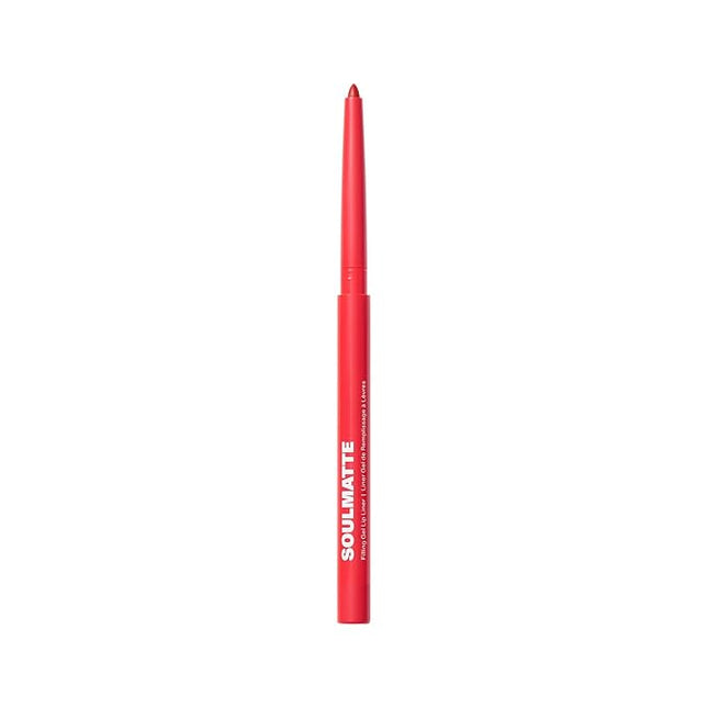 MORPHE Soulmatte Gel Lip Liner - Creamy Lip Pencil with a Matte Formula - Precision Contour Pencil with Sweet Almond & Tea Seed Oil for Long-Lasting Definition - First Kiss (0.007 oz)
