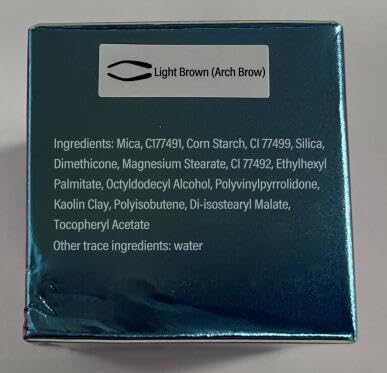 Boobeen Eyebrow Seal Stamp Powder - Waterproof 3 Seconds Eye Make Up Nature Coloring Kit - Creates Natural Looking Brows for Makeup Beginners