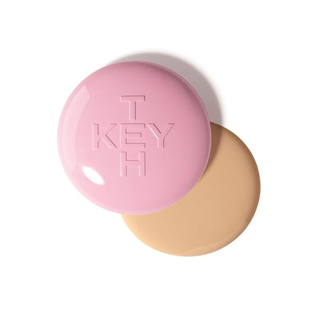KEYTH PINK MAGNET CUSHION #02 LIGHT BEIGE (15G, 0.52 OZ.) / Magnetic Adherence, Dewy Radiance, 78% moisture essence, Glow Film Complex, Skin Film Polymer
