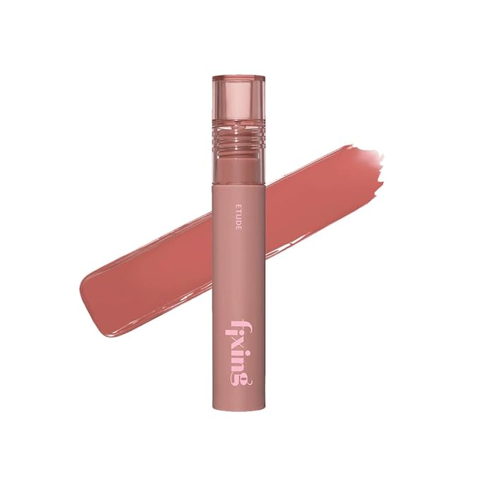 ETUDE Fixing Tint #08 Dusty Beige (4g) | Long Lasting High Pigmented Liquid Lipstick | Waterproof Lightweight Matte Finish Lip Stain | Full Coverage | Korean Makeup, Kbeauty