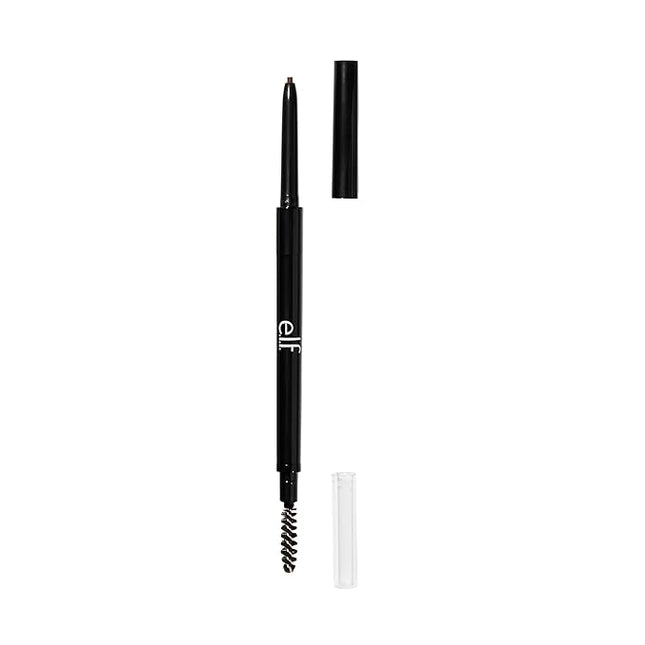 e.l.f. Ultra Precise Brow Pencil, Creamy, Micro-Slim, Precise, Defines, Creates Full, Natural-Looking Brows, Tames and Combs Brow Hair, 0.002 Oz, Brunette, 1 Count