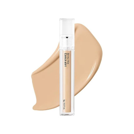 [23YEARSOLD Derma] Thin Concealer #1 (Glow Beige) – Sensitive-Skin Friendly, Lightweight & Long-Lasting with Redness-Soothing SWEETONE Formula for a Natural Finish, Easy-to-Carry 0.17 fl oz