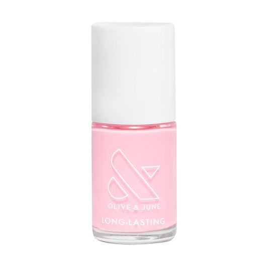 Olive & June Long Lasting Nail Polish | Plump, Gel-Like Finish No Lamp Needed | Lasts up to 10 days | Salon-Quality Color at Home | 15-Free, Vegan & Cruelty-Free Chip-Resistant Shine | SE Bubbly Pink