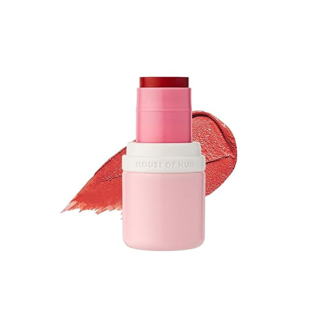 House of Hur Every Cheek Blush | Hydrating Moisture Blush Stick | Super Food Extracts | 0.23 Oz (5 Colors) (Playful Rosie)
