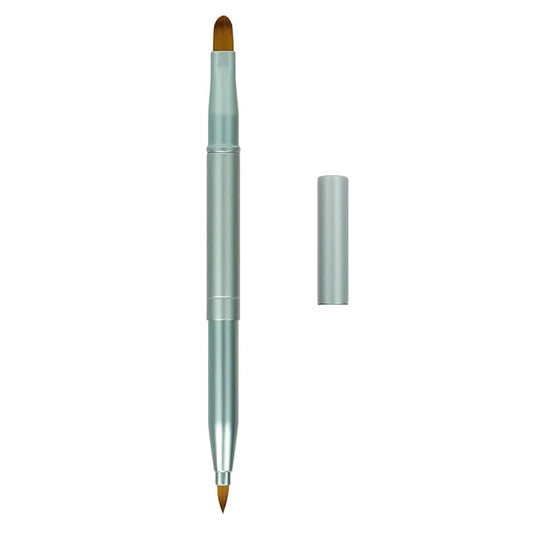 Exquisite Professional Lip Brush Applicators-Retractable Lipstick Brushes- Lipstick Gloss Makeup Brush Tool For Women and Girls (Light Green)