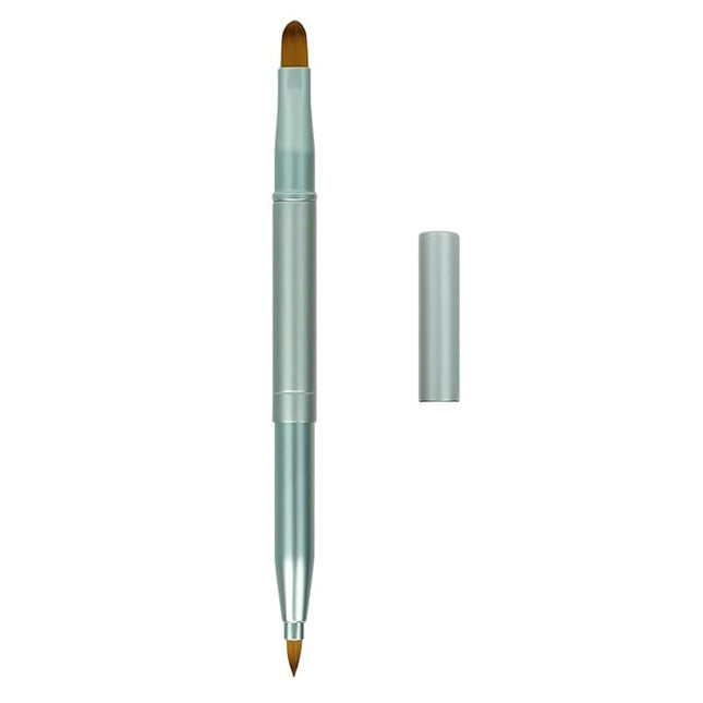 Exquisite Professional Lip Brush Applicators-Retractable Lipstick Brushes- Lipstick Gloss Makeup Brush Tool For Women and Girls (Light Green)