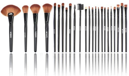 SHANY Makeup Brush Set Studio Quality Total Pro Make up Brushes with Pouch- Cosmetics applicator for Foundation, Powder, Eyeshadow, Concealer, Liner and more - 24 Count