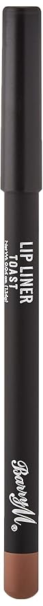 Barry M Creamy Precision Lip Liner – Toast (Warm Nude Brown Shade) – Smooth Glide, Long Lasting Lip Pencil for Perfect Definition – Vegan & Cruelty Free – Made in UK
