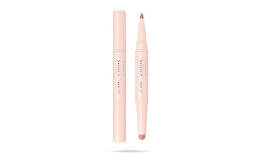 Pupa Milano Vamp! Creamy Duo, 004 Light Rose, 1 Pc - 2 in 1 Lipstick and Lip Pencil - Long Lasting - Lightweight - No-Transfer - Smooth Texture - Highly Pigmented