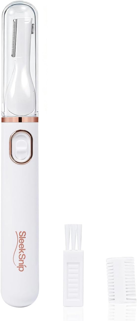 2025 Eyebrow Trimmer Facial Shaver for Women - Painless Facial Hair Remover, Mini Personal Grooming Tool with Combs