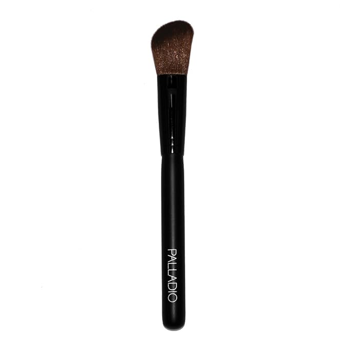 Palladio Powder Brush, Large All Over Face Makeup Brush, Buffs Loose Powder, Flawless Blending, Smooth Finish, Synthetic Natural Bristles, Soft Feel, Comfortable Grip, Professional Application
