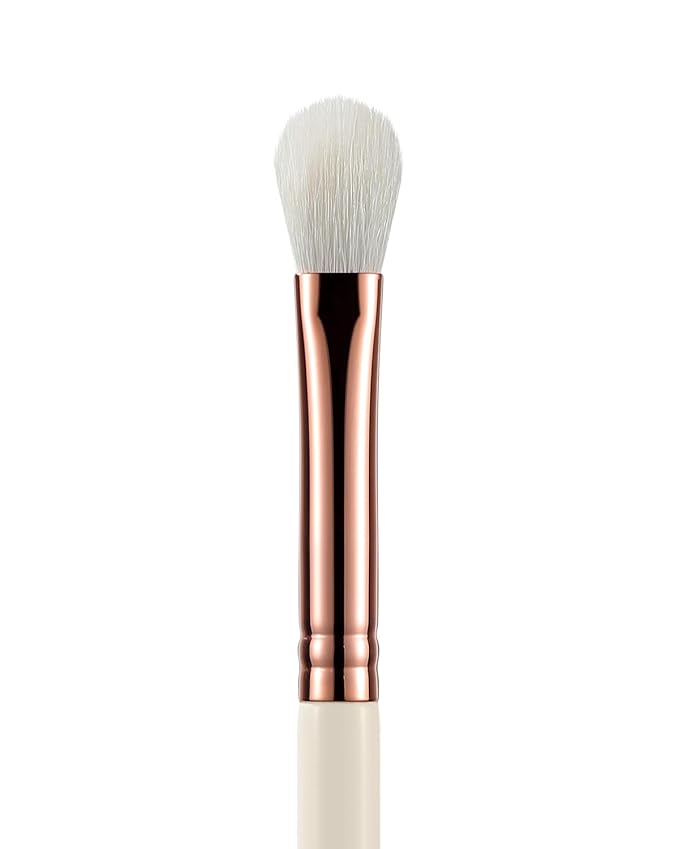 Premium Blending Brush, Professional Makeup Brush For Blending, Smudging Eyeshadow, Essential Eye Shadow Brush with Saikoho Goat Hair - Ivory