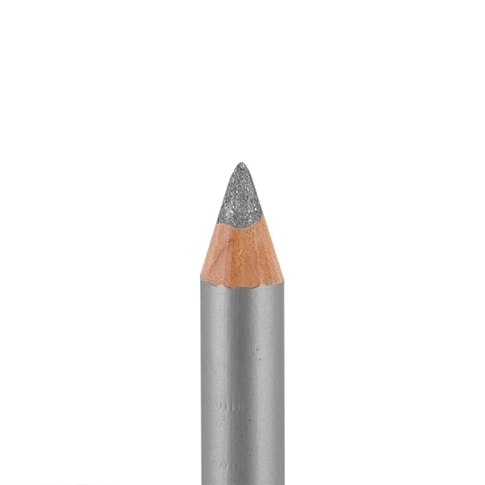 Palladio Glitter Eyeliner Pencil, Longlasting Creamy Cosmetic, Shimmer Eye Liner, Buttery Smooth Tip, Professional Makeup Glittery Pencil, Sharpenable, Silver Sparkle