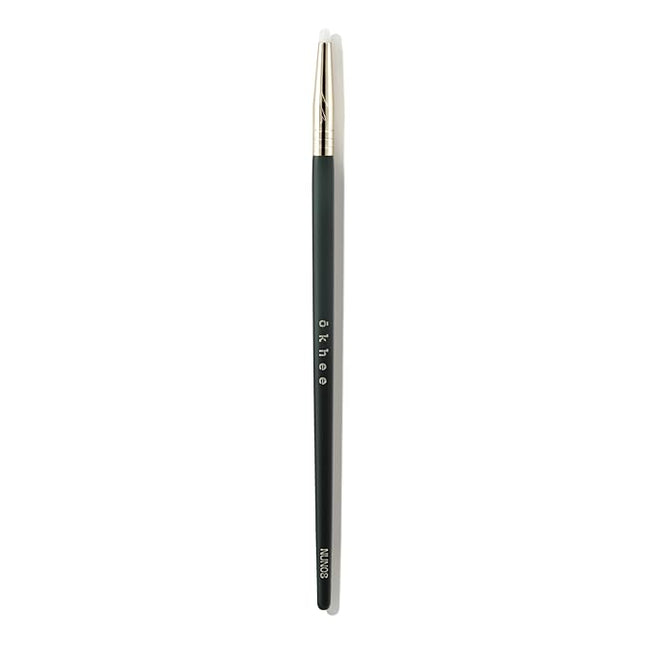 SOO ADOR okhee Under Eye Brush NUN08 – Professional Korean Eye Makeup Brush, Precision Under Eye & Tear Duct Brush for Pearl, Glitter & Soft Eye Definition