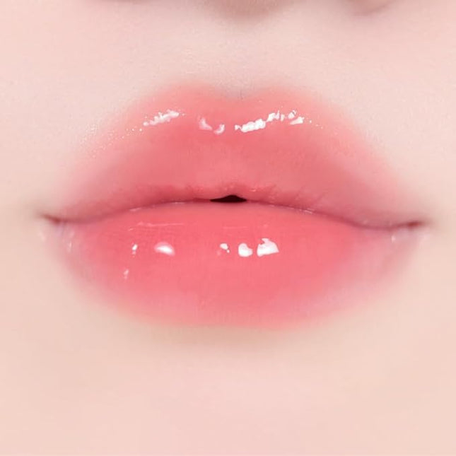 Lip Potion Sugar Glaze Tint | K-Beauty High-Shine & Long-Lasting Lip Tint | Hydrating, Non-Sticky Glossy Finish | 7 Shades | 0.3 Oz (No.2 Rose Ball)