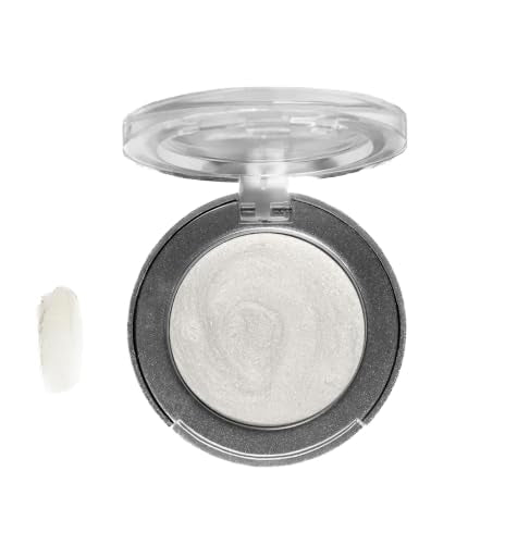 Lauren Brooke Cosmetiques Cream Eyeshadow | Natural Organic Eye Makeup, Richly Pigmented Creme Eyeshadow For Women (White Satin Shimmer)