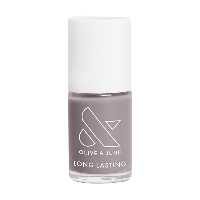 Olive & June Long Lasting Nail Polish | Plump, Gel-Like Finish No Lamp Needed | Lasts up to 10 days | Salon-Quality Color at Home | 15-Free, Vegan & Cruelty-Free Chip-Resistant Shine | AW Warm Grey