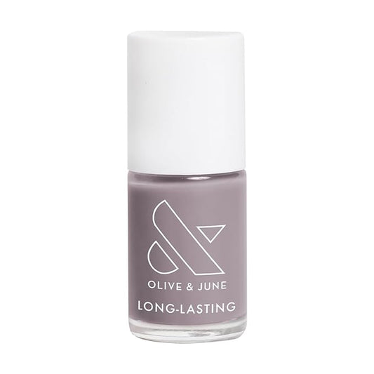 Olive & June Long Lasting Nail Polish | Plump, Gel-Like Finish No Lamp Needed | Lasts up to 10 days | Salon-Quality Color at Home | 15-Free, Vegan & Cruelty-Free Chip-Resistant Shine | AW Warm Grey
