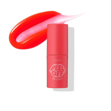 ETUDE Dear Darling Peel Off Lip Stain (Pink Flash) – Teen girl gifts, Hydrating Hydrogel Tint, Fruity scent, Long Lasting & Waterproof, Easy Peel Off, All‑Day Color Lip Tattoo, Natural Pink