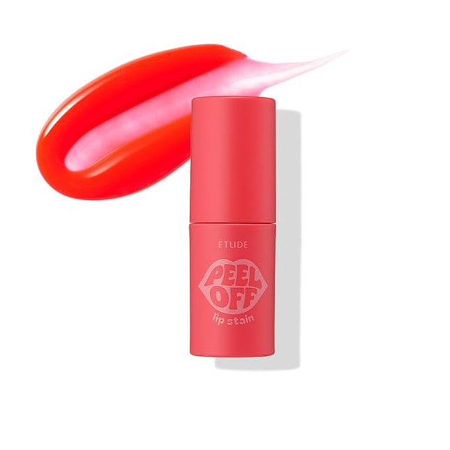 ETUDE Dear Darling Peel Off Lip Stain (Pink Flash) – Teen girl gifts, Hydrating Hydrogel Tint, Fruity scent, Long Lasting & Waterproof, Easy Peel Off, All‑Day Color Lip Tattoo, Natural Pink