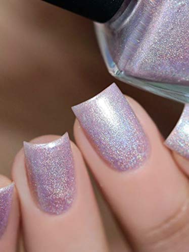 ILNP Talk It Up - Dusky Pink Holographic Shimmer Nail Polish
