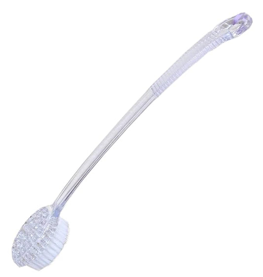Aquasentials Exfoliating Bath Brush (15.5in) (Clear Handle) (Soft Bristle)