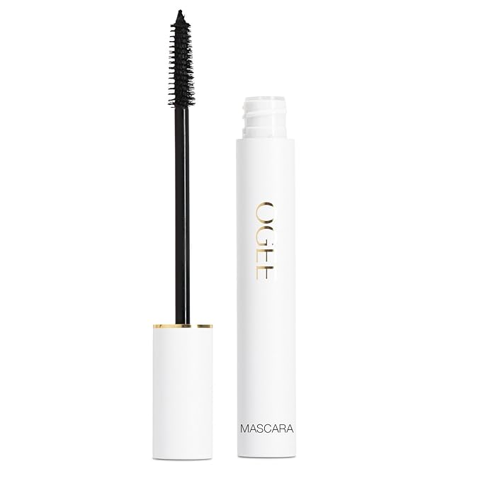 Ogee Beyond Clean Volumizing Mascara - Certified Organic Black Mascara for Volume and Length - Lengthening Lashes for Sensitive Eyes