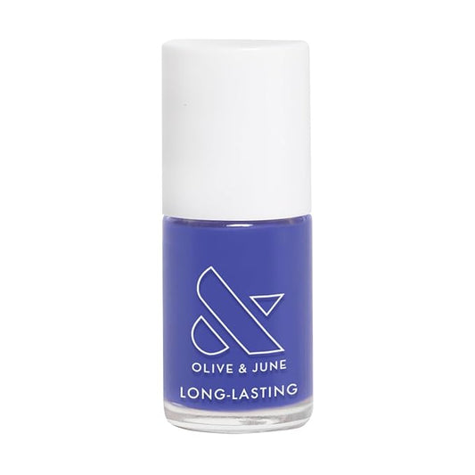 Olive & June Long Lasting Nail Polish | Plump Gel-Like Finish No Lamp Needed | Lasts up to 10 days | Salon-Quality at Home | 15-Free Vegan Cruelty-Free Chip-Resistant Shine | House of O&J Regal Purple