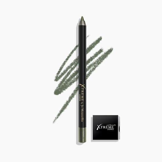 Xtreme Lashes GlideLiner Long Lasting Eye Pencil with Sharpener, Golden Olive, 0.04 Oz, Waterproof Makeup, Gel Formula, Blendable, Smudge, Fade, & Sweat Proof