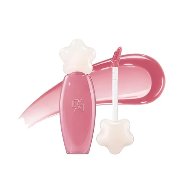 dasique Pure Water Lip Gloss #13 Mauve Grape 0.09 oz | Variety of Colors | Dewy Gloss | Buildable Gloss Tesxture | Non-Sticky | K-beauty