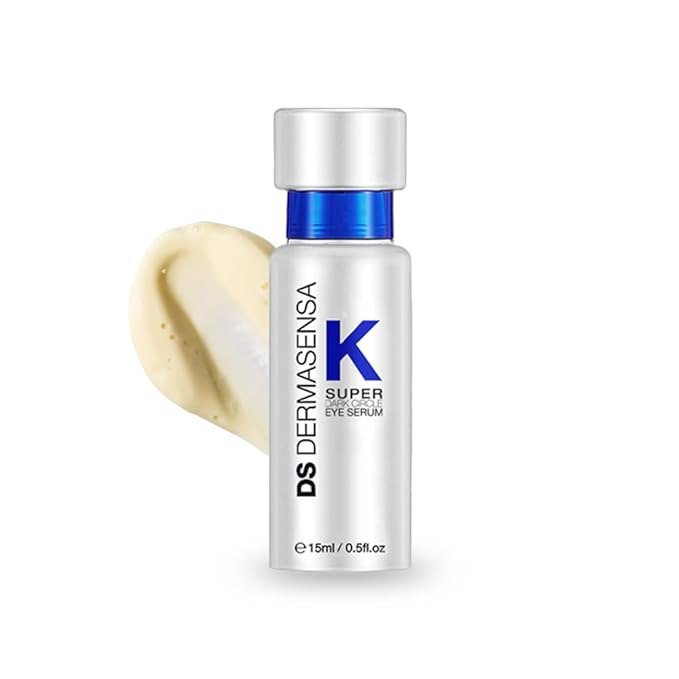 DS Dermasensa K Super Eye Serum, 0.5 fl oz (15ml) – Vitamin K & Arnica Formula for Dark Circles & Puffiness